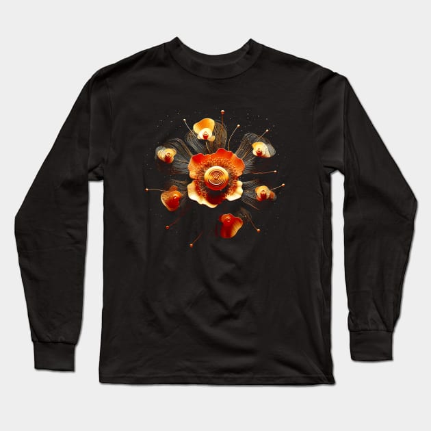 Braille Blooms Long Sleeve T-Shirt by Tari Company